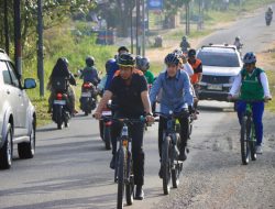 Gerakan Jumat Bersepeda dan Bersepeda Motor ke Kantor Langsung Dipimpin Bupati Kampar