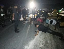 Tim Raga Res Kampar Bersama TNI Patroli Jaga Kamtibmas di Berbagai Titik Strategis Bangkinang