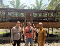 Dampingi Peternak Kambing, Ini Bukti Komitmen Polsek Tambang Dukung Ketahanan Pangan 