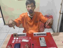 Warga Desa Bandar Picak Miliki Sabu-sabu 9,74 Gram Sabu-sabu, Pelaku di Bekuk Polres Kampar 