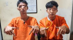 Dua Pelaku Narkoba Dibekuk Polisi di Depan Hotel Altha Bangkinang 