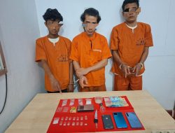 Tiga Warga Batu Belah Ditangkap Polsek Kampar Sita 15 Paket Sabu-sabu