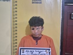 Polsek Tapung Bekuk Pengedar Narkoba di Halaman Rumahnya, Temukan Sabu-sabu di Topi Yang Digunakannya