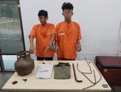 Dua Pelaku Curas Ditangkap Satu DPO, Polsek Kampar Sebut Pelaku Sudah Meresahkan