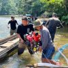Brantas PETI, Polsek Kampar Kiri Temukan 3 Rakitan Tambang Emas di Sungai Subayang