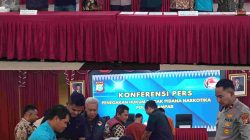 Polres Kampar Ekpos Penangkapan Narkoba 717 Gram sekaligus Musnahkan BB Narkoba Hampir 2 KG
