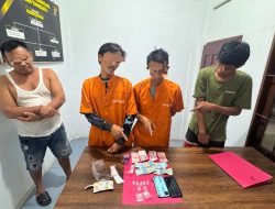 Pengedar dan Pemakai Barang Haram Ditangkap Polsek Tambang