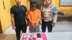 Diduga Ingin Transaksi di Bekalang Rumahnya, Pelaku di Bekuk Polsek Tapung Hilir