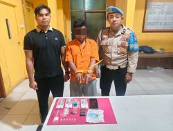 Diduga Ingin Transaksi di Bekalang Rumahnya, Pelaku di Bekuk Polsek Tapung Hilir
