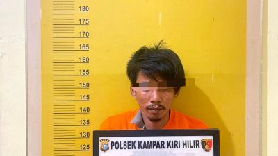 Nekat Curi Motor Milik Buruh Panen, Pelaku Diciduk Polsek Kampar Kiri Hilir