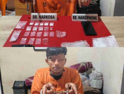 Polres Kampar Gulung Dua Pengedar Narkoba di Dua TKP Berbeda