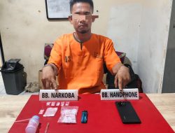 Kantongi 5 Paket Sabu-sabu, Warga Desa Ridan Permai Ditangkap Satresnarkoba Polres Kampar 
