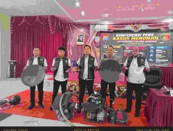 Ungkap Beberapa Tindak Pidana, Polres Kampar Press Release di Aula Sabika Satyawada
