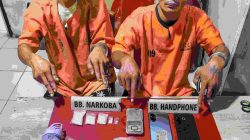 Pengedar dan Kurir Disikat Satresnarkoba Polres Kampar, Sita 22,83 Gram Sabu-sabu 