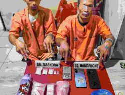 Pengedar dan Kurir Disikat Satresnarkoba Polres Kampar, Sita 22,83 Gram Sabu-sabu 