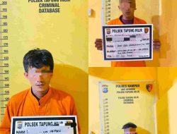 Meresahkan!! Tiga Pelaku Curat di Kandang Ayam Ditangkap Polsek Tapung Hilir