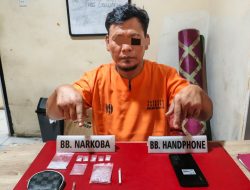 Temukan 6 paket sabu-sabu, Warga Sungai Putih Tak Berkutik Saat Ditangkap Polsek Tapung