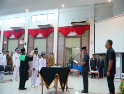 Bupati Kampar Lantik dan Ambil Sumpah 22 Penjabat Kepala Desa, Tekankan Amanah dan Pelayanan Terbaik kepada Masyarakat
