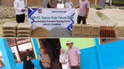 PT Tasma Puja Salurkan Bantuan Rehabilitasi Ruangan Kelas SDN 017 Kampar