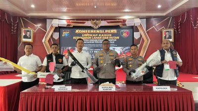 17 Hektar Terbakar dan 4 Pelaku di Amankan Polres Kampar Terkait Pembakaran Lahan dan Hutan