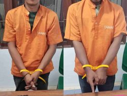 Dua Pelaku Narkoba di Tangkap Di Desa Koto Perambahan, Sita Puluhan Paket Sabu-sabu
