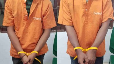 Dua Pelaku Narkoba di Tangkap Di Desa Koto Perambahan, Sita Puluhan Paket Sabu-sabu