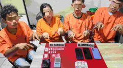 Empat Pelaku Narkoba di Cokok Polisi di Desa Bukit Payung