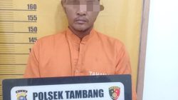 Polsek Tambang Tangkap Terduga Pelaku Pembakaran Lahan di Desa Tarai Bangun