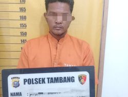 Polsek Tambang Tangkap Terduga Pelaku Pembakaran Lahan di Desa Tarai Bangun