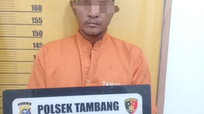 Polsek Tambang Tangkap Terduga Pelaku Pembakaran Lahan di Desa Tarai Bangun
