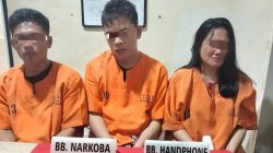 Tiga Pengedar Sabu-sabu Ditangkap Polres Kampar, Diantaranya Ada Wanita!