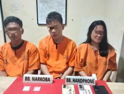 Tiga Pengedar Sabu-sabu Ditangkap Polres Kampar, Diantaranya Ada Wanita!
