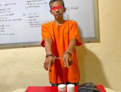 Meresahkan Warga Bencah Kelubi, Pengedar Narkoba Ditangkap Polsek Tapung 