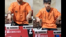 Pemasok dan Pengedar Narkoba di Desa Sungai Geringging Diamankan Polres Kampar