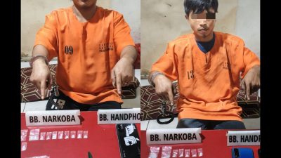 Pemasok dan Pengedar Narkoba di Desa Sungai Geringging Diamankan Polres Kampar