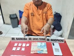 Lagi, Polisi Tangkap Warga Desa Bukit Kemuning, Amankan 16.79 Gram sabu-sabu 