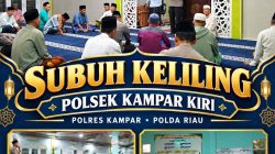 Subuh Keliling Kapolsek Kampar Kiri Kompol Nurman Ajak Warga Aktif Jaga Kamtibnas Yang Kondusif