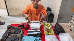 Satresnarkoba Polres Kampar Amankan Kurir Narkoba, Sita 1,010 Gram Sabu di Sari Galuh