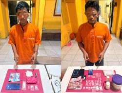 Warga Tapung Makmur Ditangkap Polsek Tapung Hilir, Sita Puluhan Paket Sabu-sabu 
