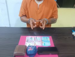 Polsek XIII Koto Kampar Tangkap Warga Desa Bandar Picak, Sita 2 Paket Sabu-sabu 