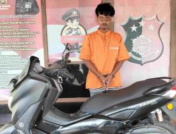 Motor Pemilik Toko Alat Tulis di Desa Sendayan di Maling, Pelaku Berhasil Ditangkap Polsek Kampar