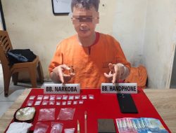 Rumah Pelaku Narkoba di Desa Sungai Agung di Obrak Abrik Satresnarkoba 