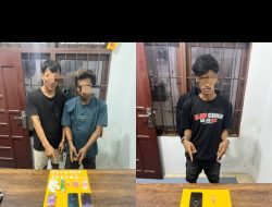 Tiga Pengedar Sabu-sabu dan Pil Ekstasi di Desa Kualu Diamankan Polsek Tambang