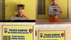4 Dari 7 Pelaku Curas Dibekuk Polsek Siak Hulu, Korban Alami Luka-luka dan Motor Raib