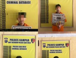 4 Dari 7 Pelaku Curas Dibekuk Polsek Siak Hulu, Korban Alami Luka-luka dan Motor Raib